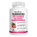 Thermogenic Fat Burner for Women, 120 capsule bottle, front