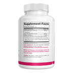 Thermogenic Fat Burner for Women, 120 capsule bottle, Supplement Facts panel