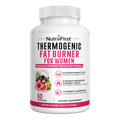 Thermogenic Fat Burner for Women, 60 capsule bottle, front